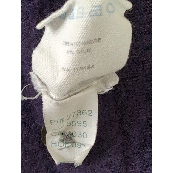 Martin Osa Cardigan Sweater Womens S Blue Cashmere Silk Button Front V-Neck - Picture 7 of 9